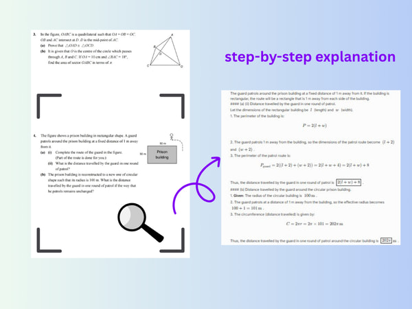 Receive fast, step-by-step answers from our AI math solver